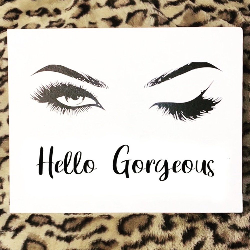 Hello Gorgeous Canvas Wall Art